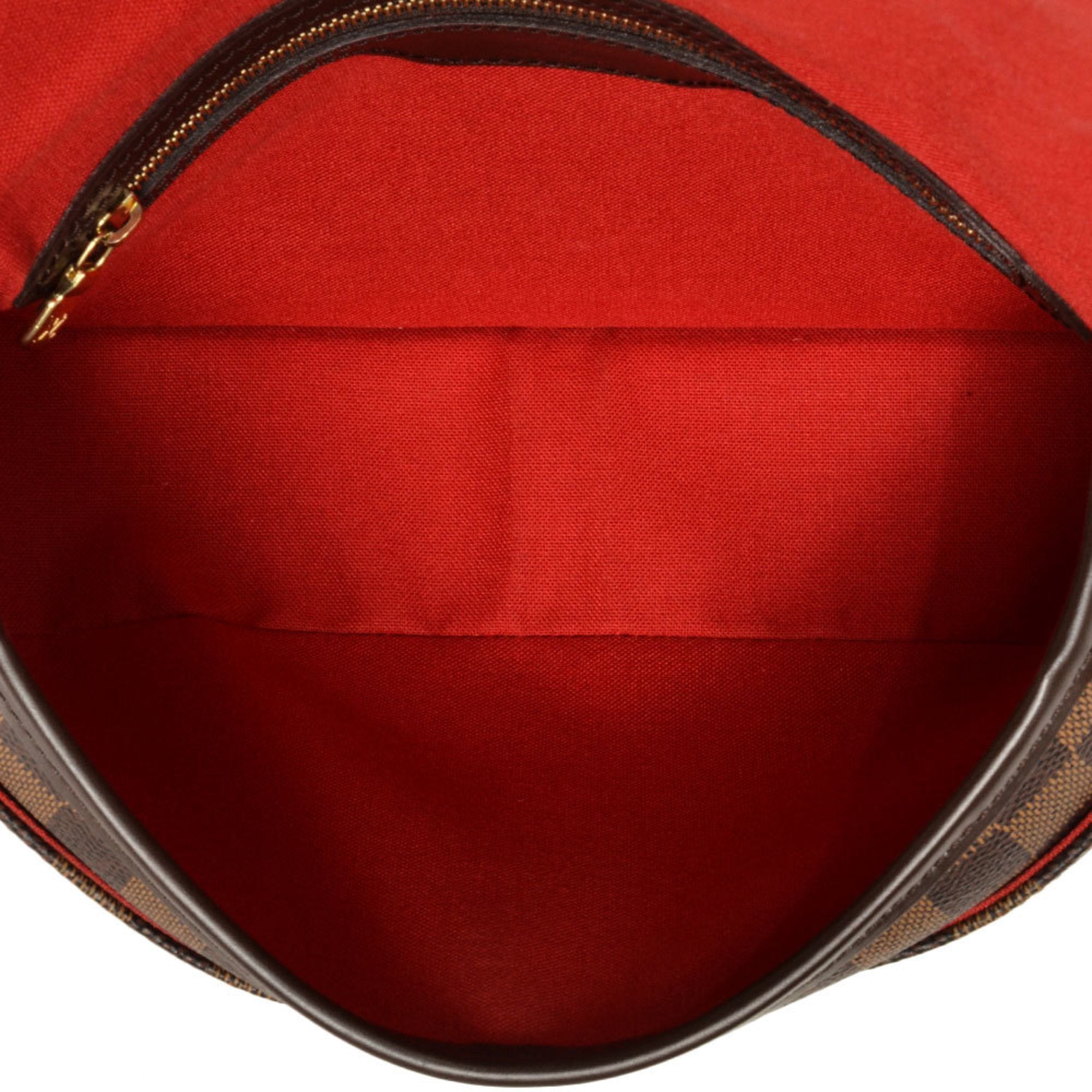 Louis Vuitton Brown Damier Canvas Ebene Damier Canvas Shoulder Bag (Pre-Owned)