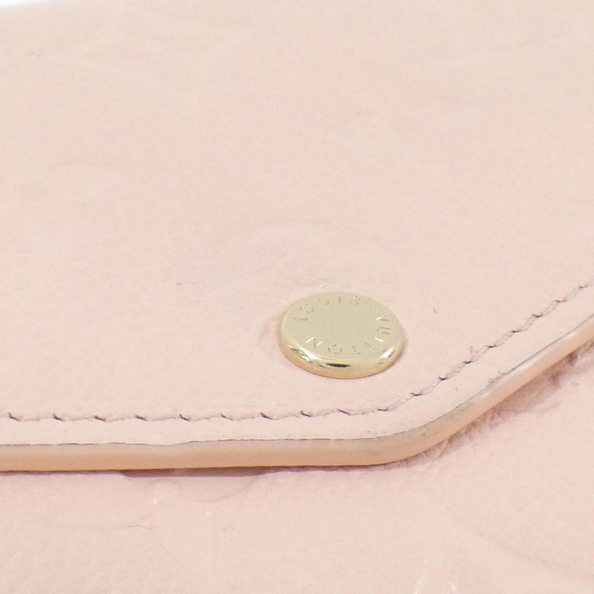 Louis Vuitton Leather Long Wallet (Bi-Fold) (Pre-Owned)