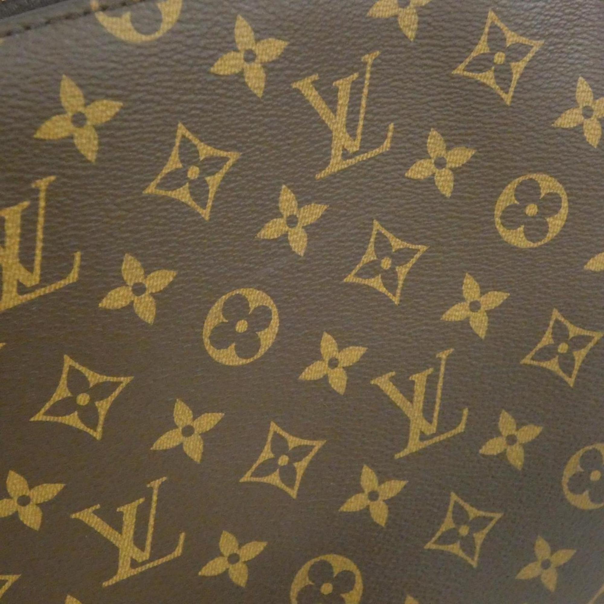 Louis Vuitton Marron Coated Canvas Handbag (Pre-Owned)