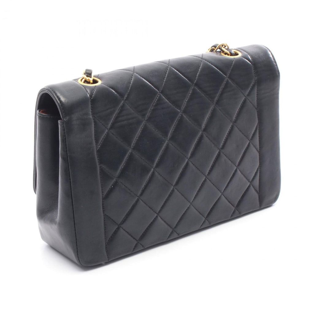 Vintage Diana Flap Bag Quilted Lambskin Medium