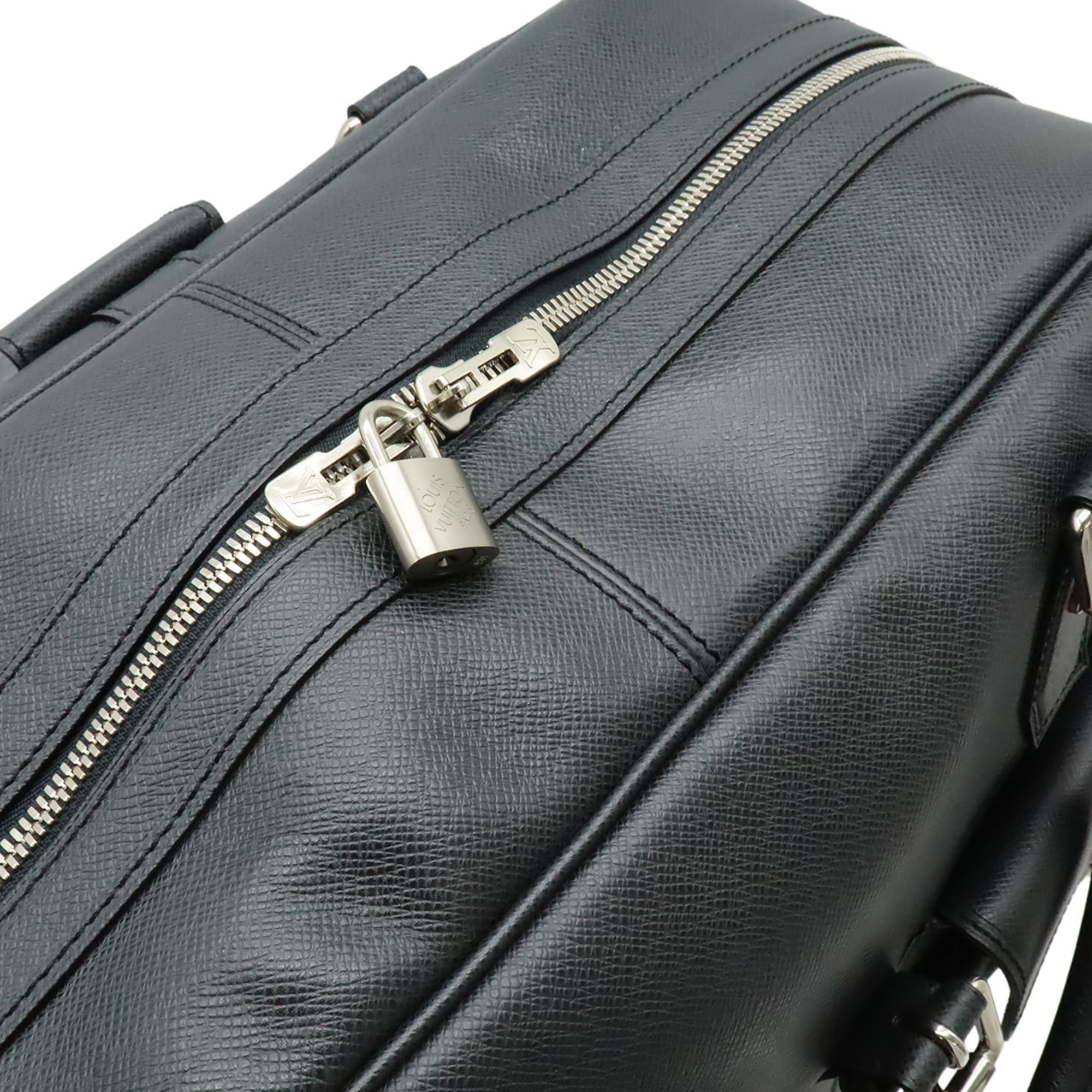Louis Vuitton Taiga Ardoise Taiga Leather Boston Bag (Pre-Owned)