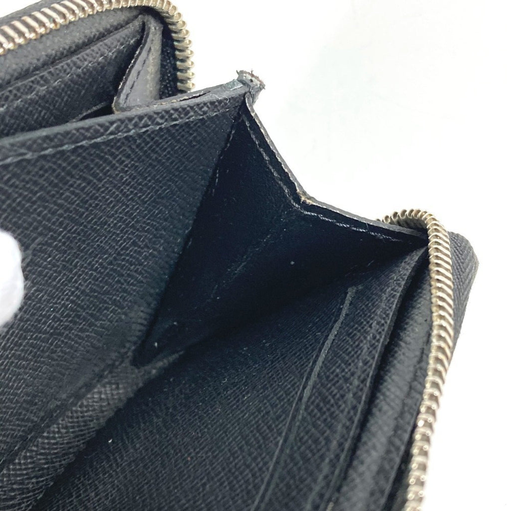 Louis Vuitton Black Damier Graphite Damier Graphite Coin Purse/Coin Case (Pre-Owned)