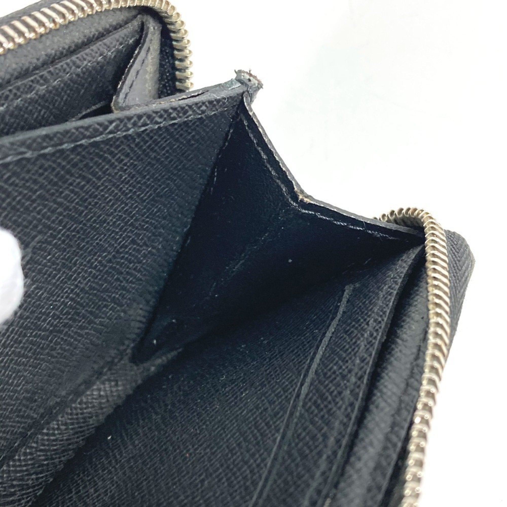 Louis Vuitton Black Damier Graphite Damier Graphite Coin Purse/Coin Case (Pre-Owned)
