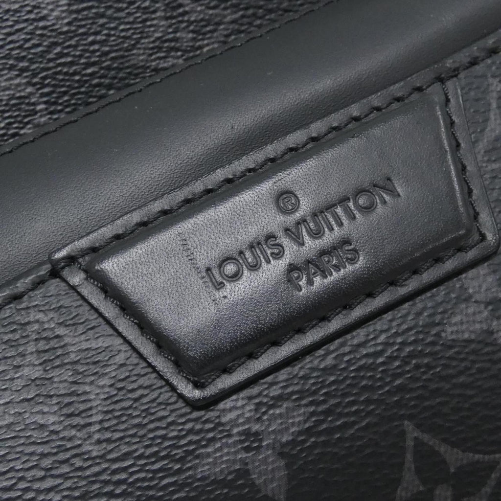 Louis Vuitton Black Coated Canvas Backpack (Pre-Owned)