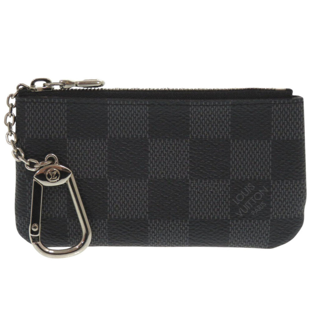 Louis Vuitton Damier Graphite Black Damier Graphite Damier Graphite Coin Purse/Coin Case (Pre-Owned)