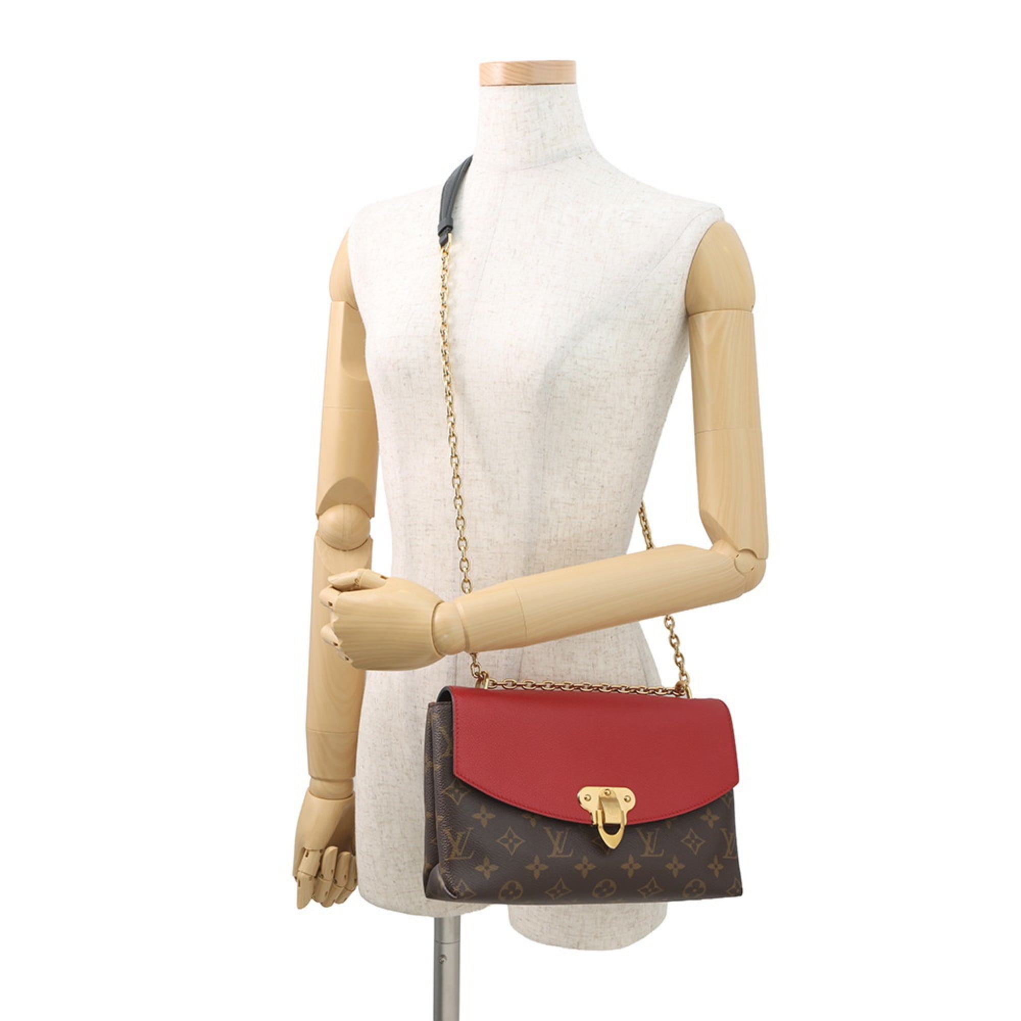 Louis Vuitton Cerise Monogram Leather Shoulder Bag (Pre-Owned)