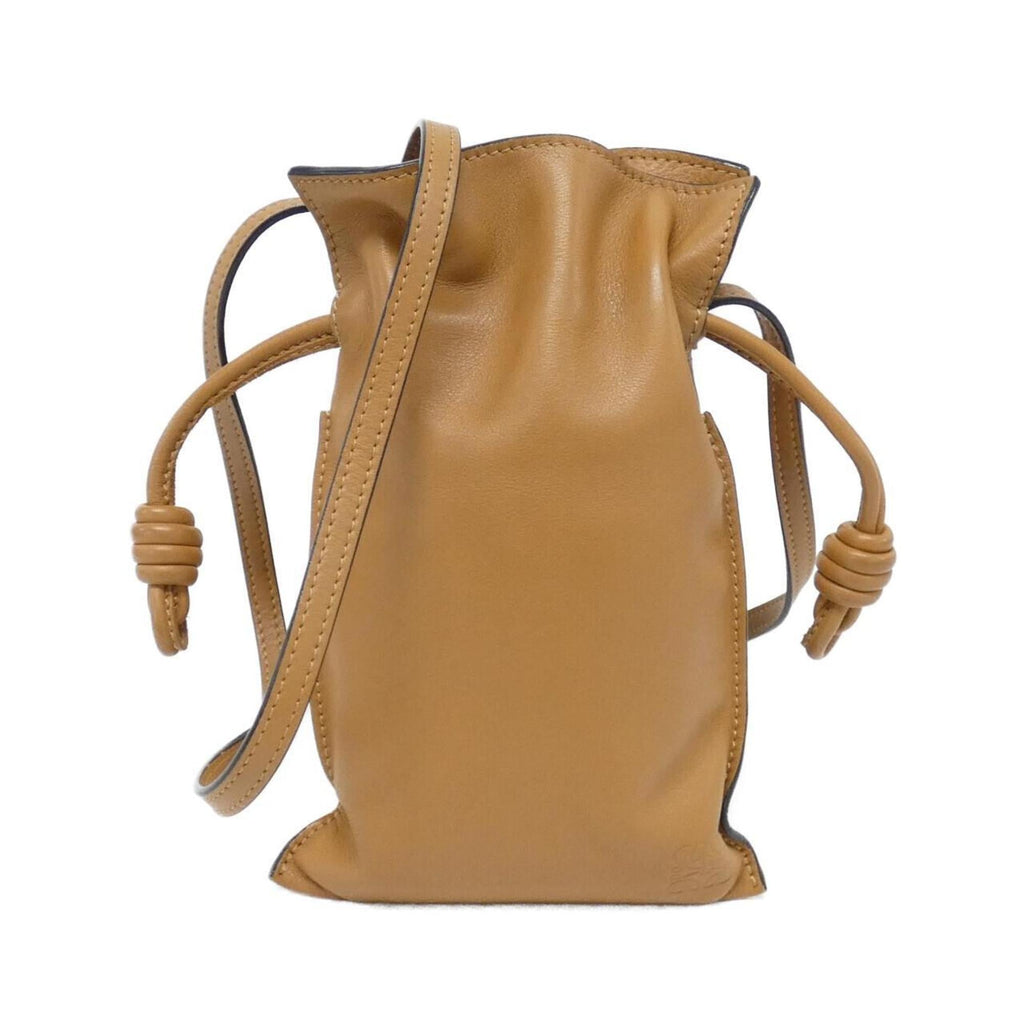 Flamenco Knot Clutch Leather Mini