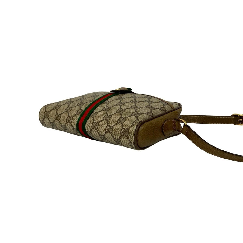 Ophidia Shoulder Bag GG Coated Canvas Small