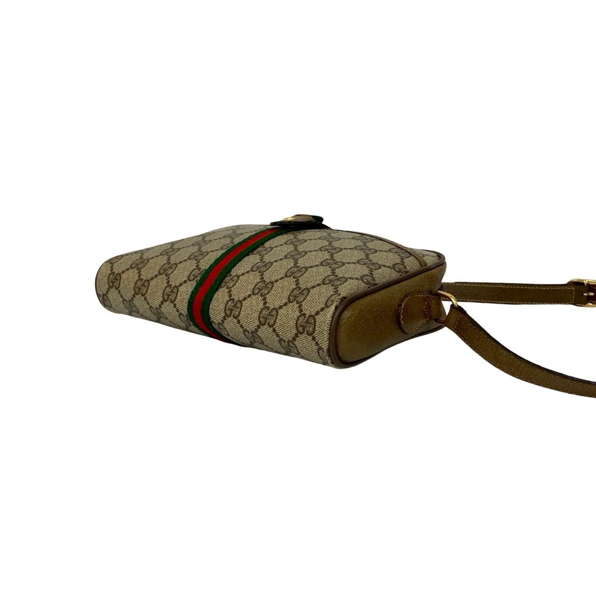 Ophidia Shoulder Bag GG Coated Canvas Small