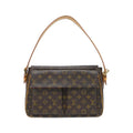 Louis Vuitton Monogram Brown Coated Canvas Shoulder Bag (Pre-Owned)