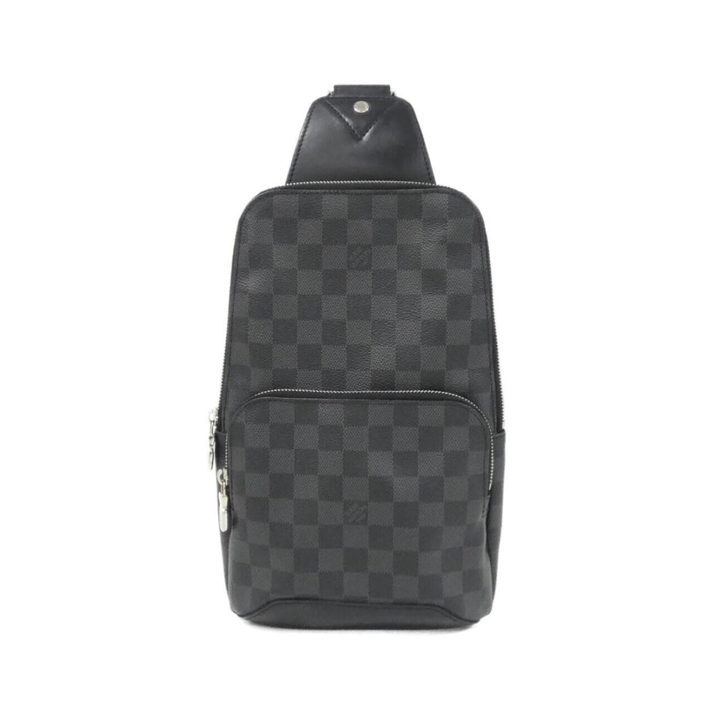 Louis Vuitton Graphite Coated Canvas Shoulder Bag (Pre-Owned)