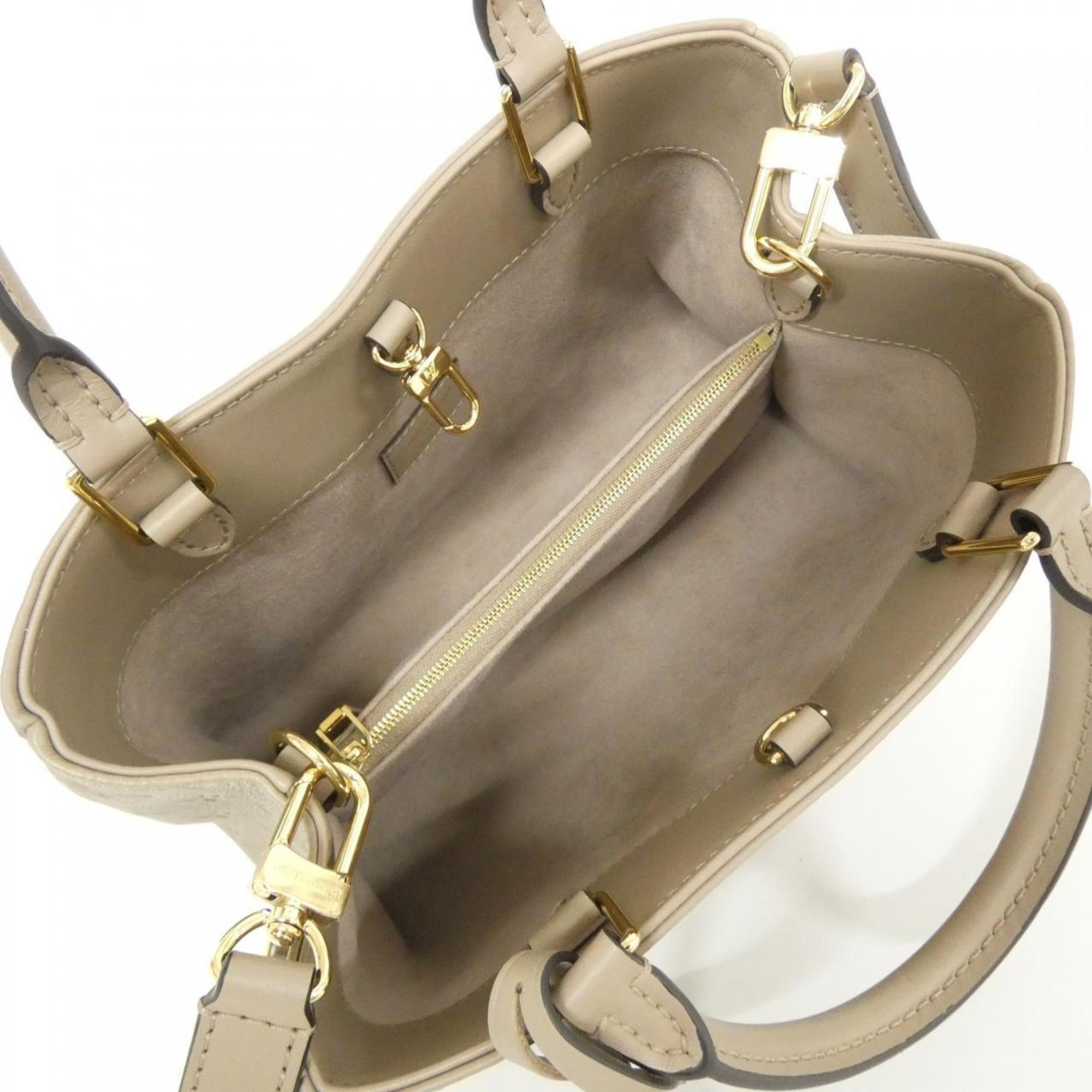 Louis Vuitton Monogram Empreinte Tourterelle Leather Handbag (Pre-Owned)