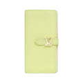 Louis Vuitton Green Leather Long Wallet (Bi-Fold) (Pre-Owned)