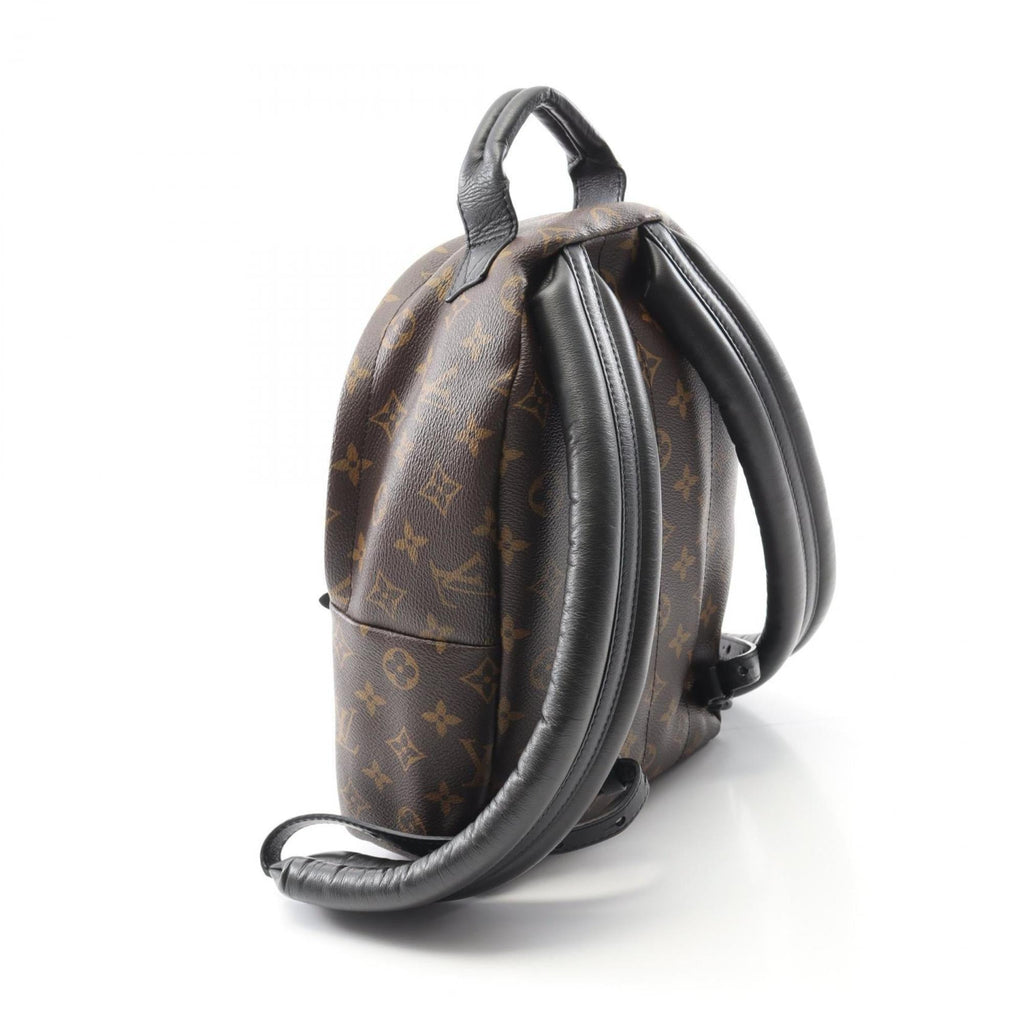 Louis Vuitton Black Brown Monogram Coated Canvas Backpack (Pre-Owned)