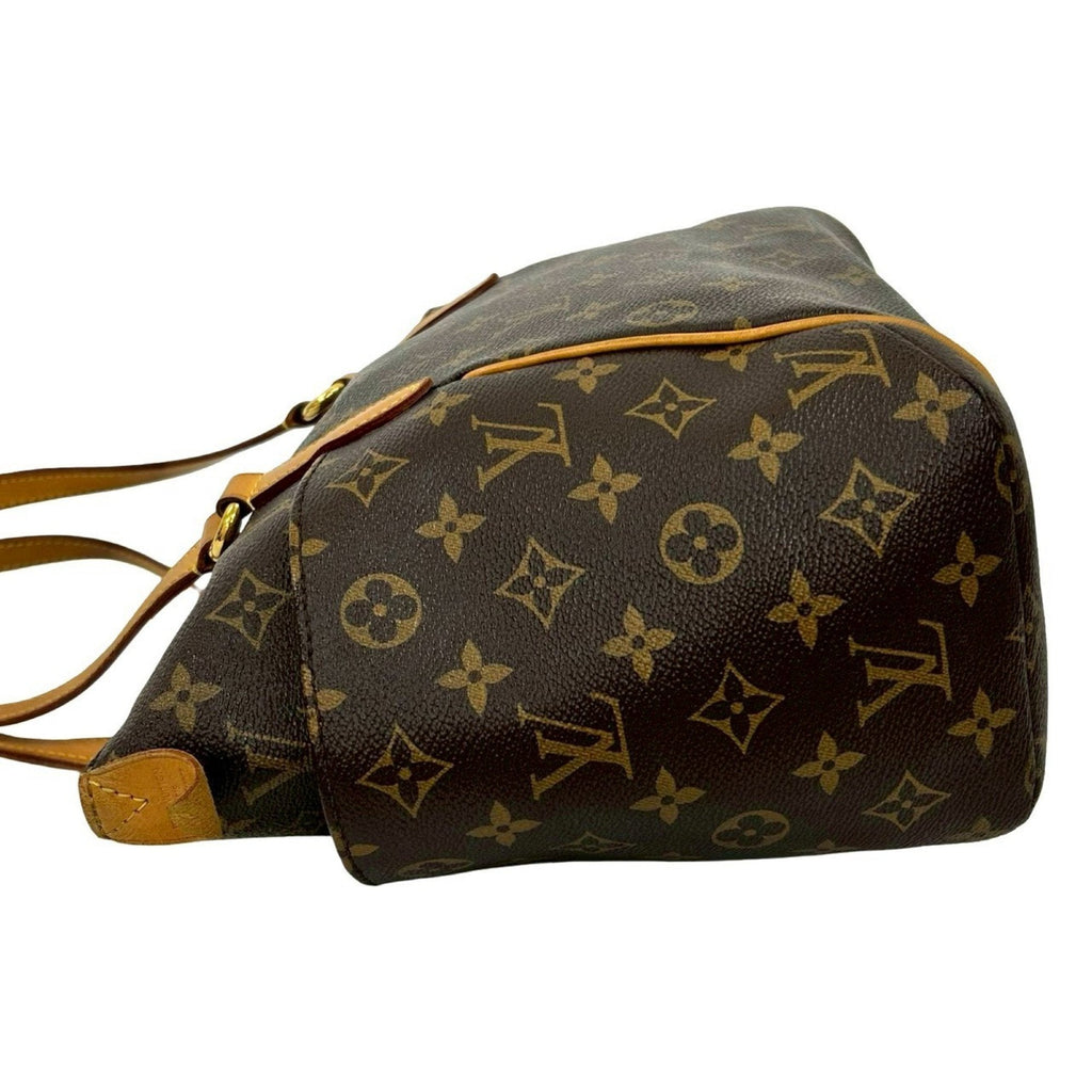 Louis Vuitton Brown Leather Pvc Handbag Shoulder Bag Tote Bag (Pre-Owned)