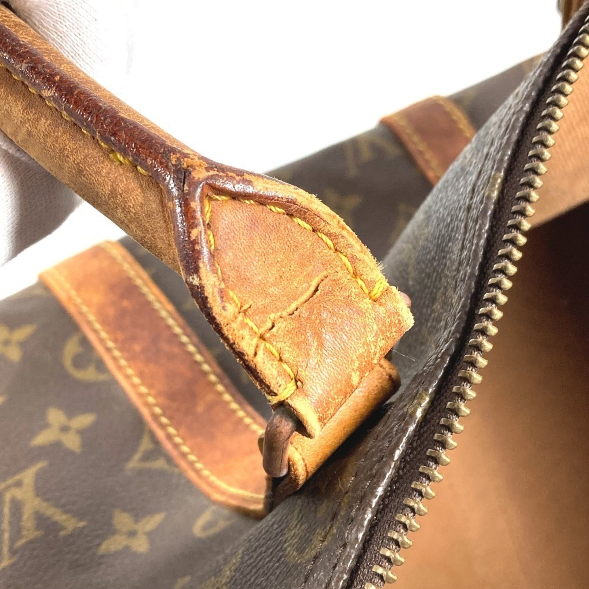 Louis Vuitton Brown Monogram Monogram Boston Bag Handbag (Pre-Owned)