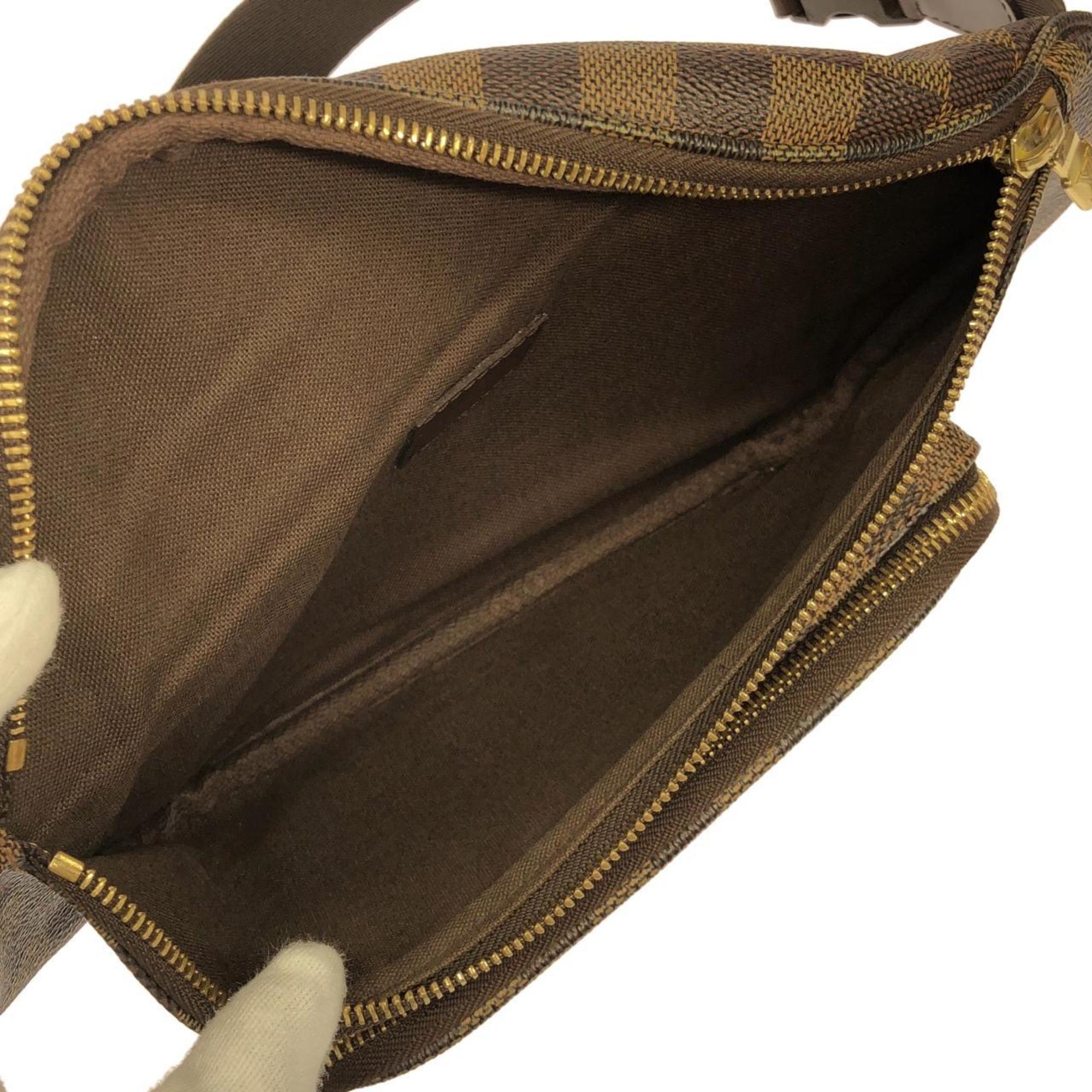 Louis Vuitton Ebene Coated Canvas Shoulder Bag (Pre-Owned)