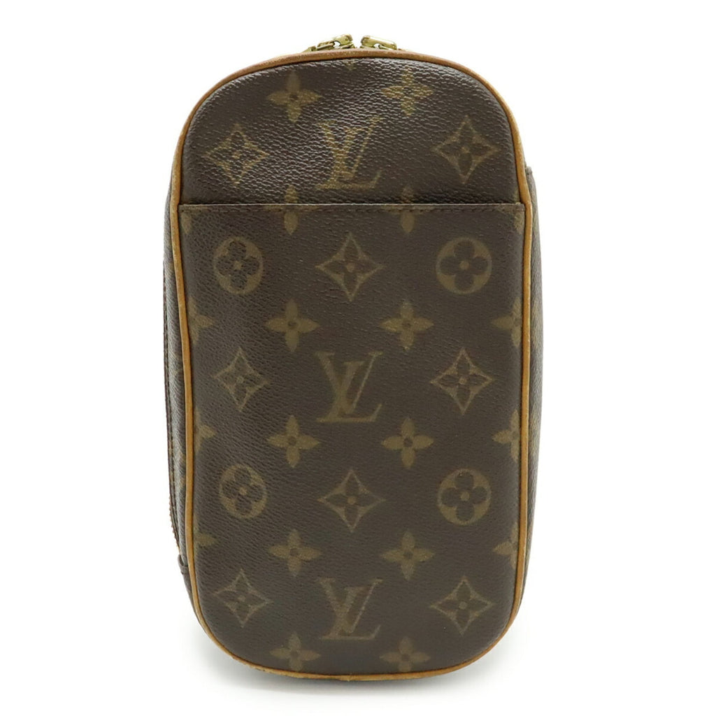 Louis Vuitton Black Brown Monogram Monogram Pochette (Pre-Owned)