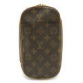 Louis Vuitton Black Brown Monogram Monogram Pochette (Pre-Owned)