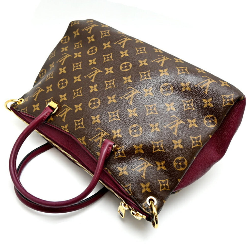 Louis Vuitton Monogram Brown Galle Monogram Purple Monogram Handbag (Pre-Owned)