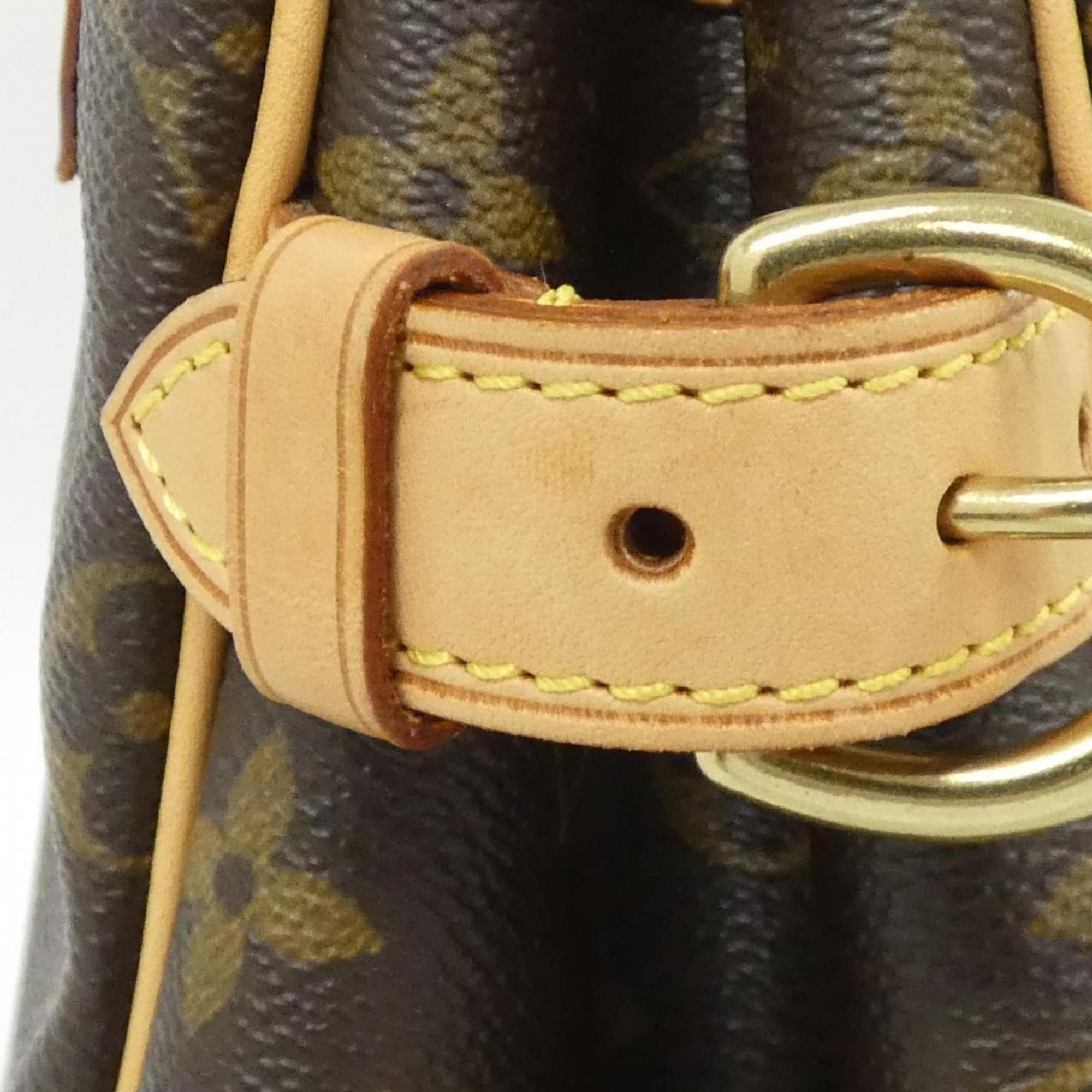 Louis Vuitton Marron Coated Canvas Handbag (Pre-Owned)