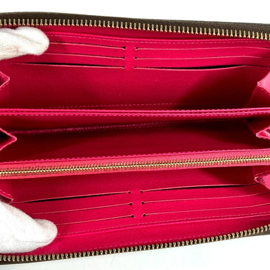 Louis Vuitton Monogram Bay Brown Pink Monogram Long Wallet (Bi-Fold) (Pre-Owned)