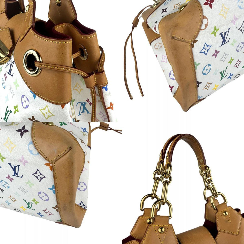 Louis Vuitton Blanc Monogram Multicolore Handbag (Pre-Owned)
