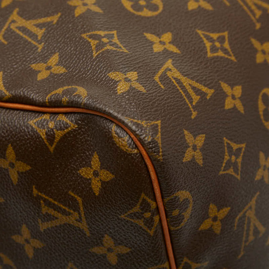 Louis Vuitton Monogram Brown Pvc Leather Boston Bag Shoulder Bag (Pre-Owned)