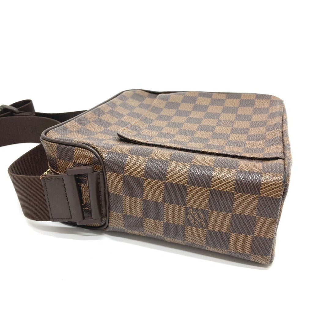 Louis Vuitton Damier Brown Ebene Damier Canvas Pochette Shoulder Bag (Pre-Owned)