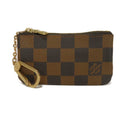 Louis Vuitton Brown Damier Canvas Ebene Damier Canvas Leather Coin Purse/Coin Case (Pre-Owned)