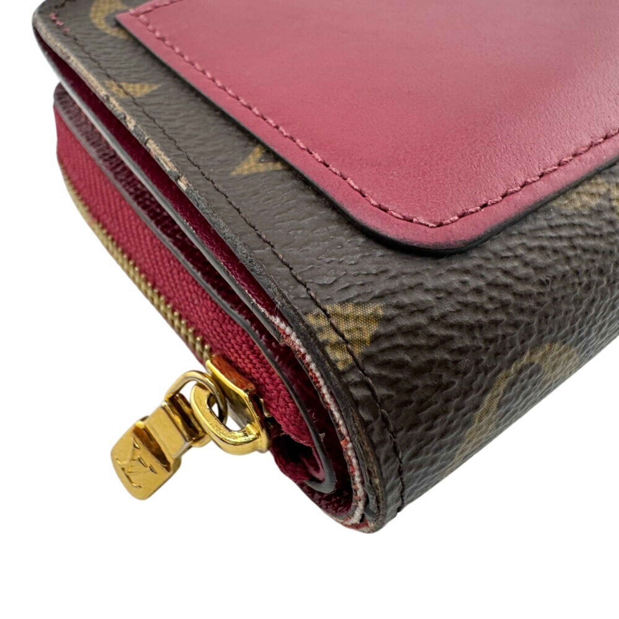 Louis Vuitton Pink Leather Wallet (Bi-Fold) (Pre-Owned)
