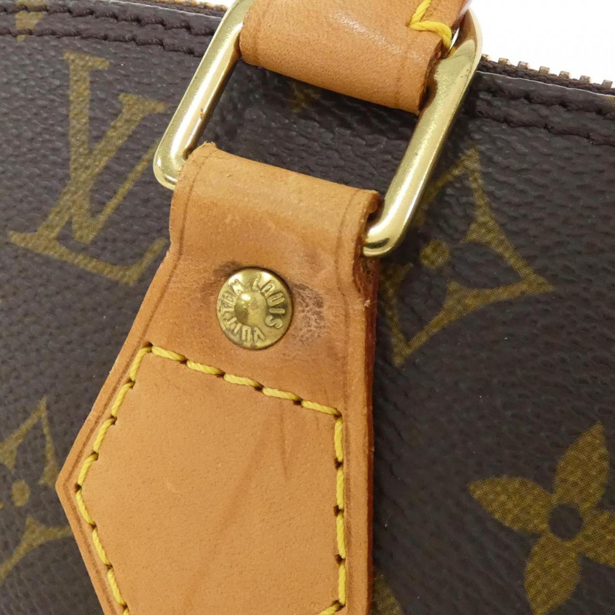 Louis Vuitton Marron Coated Canvas Handbag (Pre-Owned)