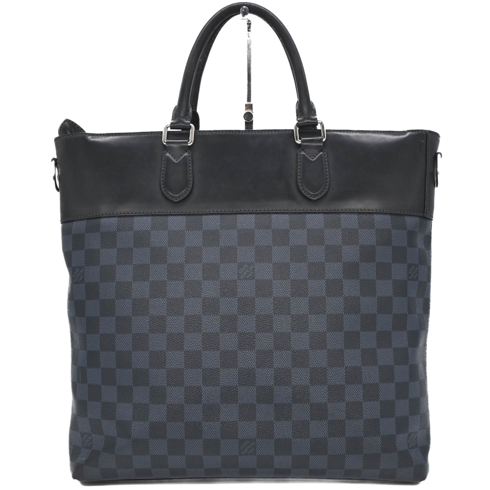 Louis Vuitton Black Cobalt Shoulder Bag Tote Bag (Pre-Owned)