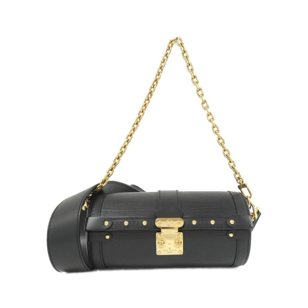 Louis Vuitton Black Leather Shoulder Bag (Pre-Owned)