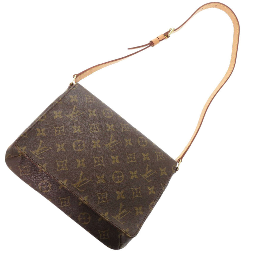 Louis Vuitton Brown Monogram Canvas Shoulder Bag (Pre-Owned)