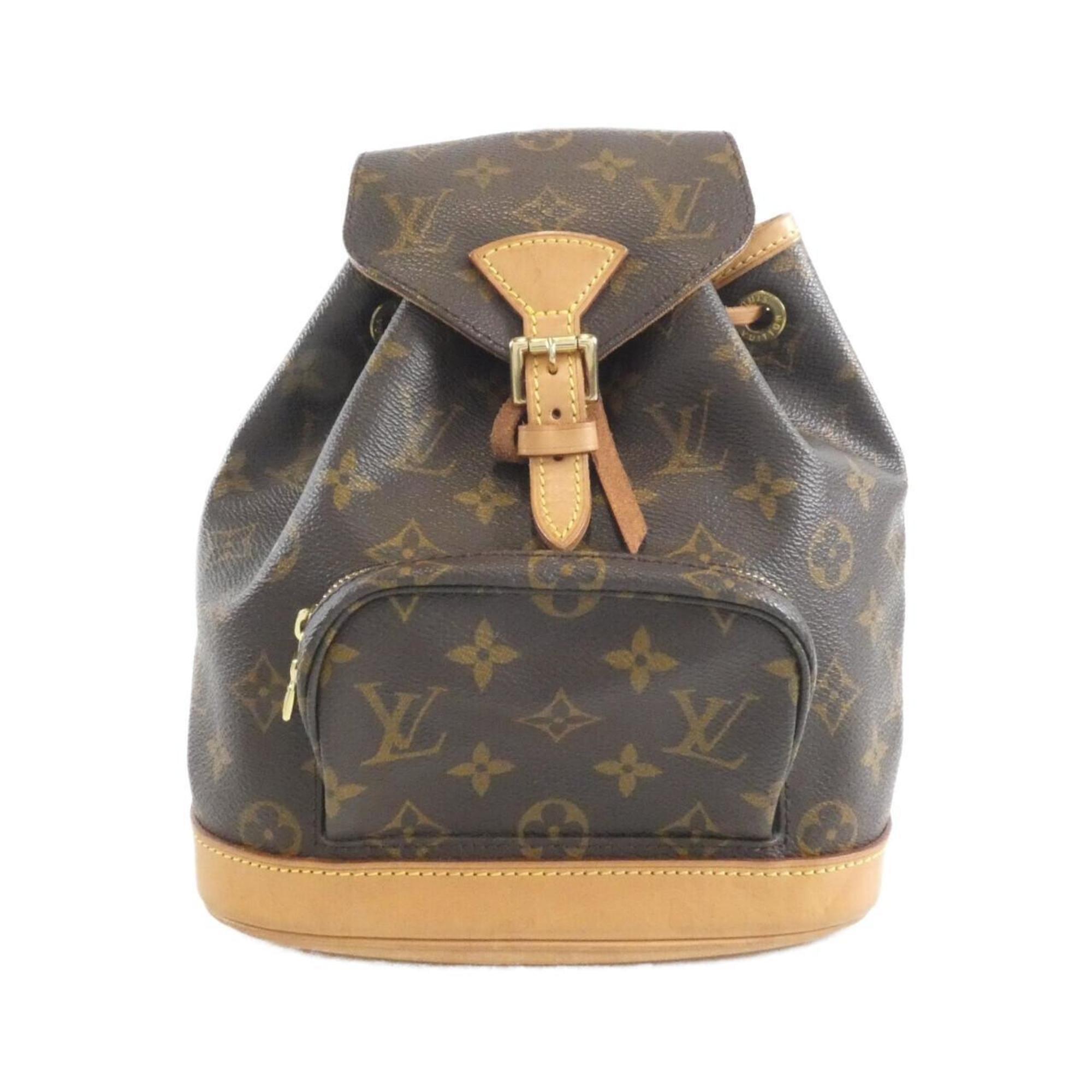 Louis Vuitton Monogram Mini Marron Coated Canvas Backpack (Pre-Owned)
