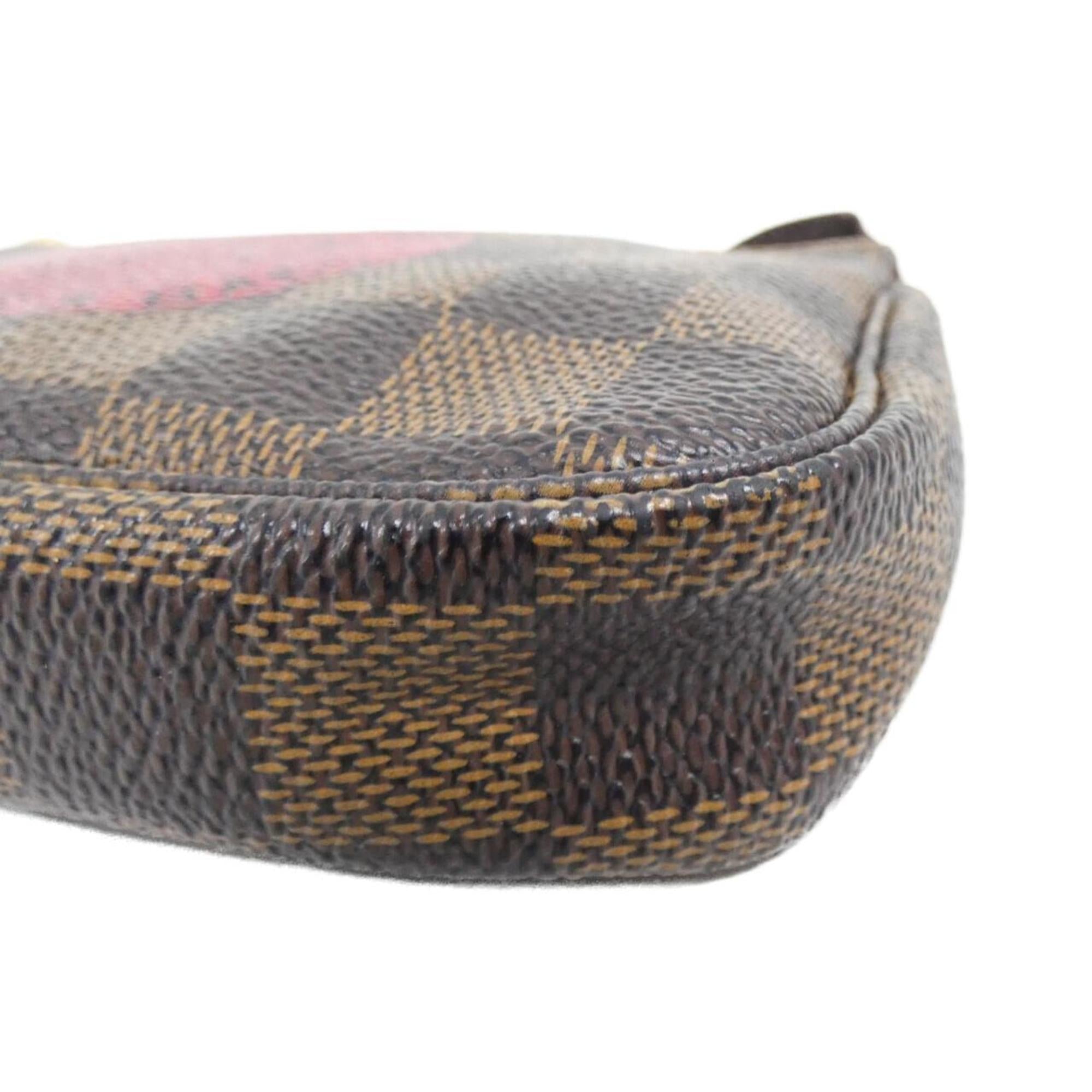 Louis Vuitton Damier Canvas Ebene Coated Canvas Pochette Pouch (Pre-Owned)