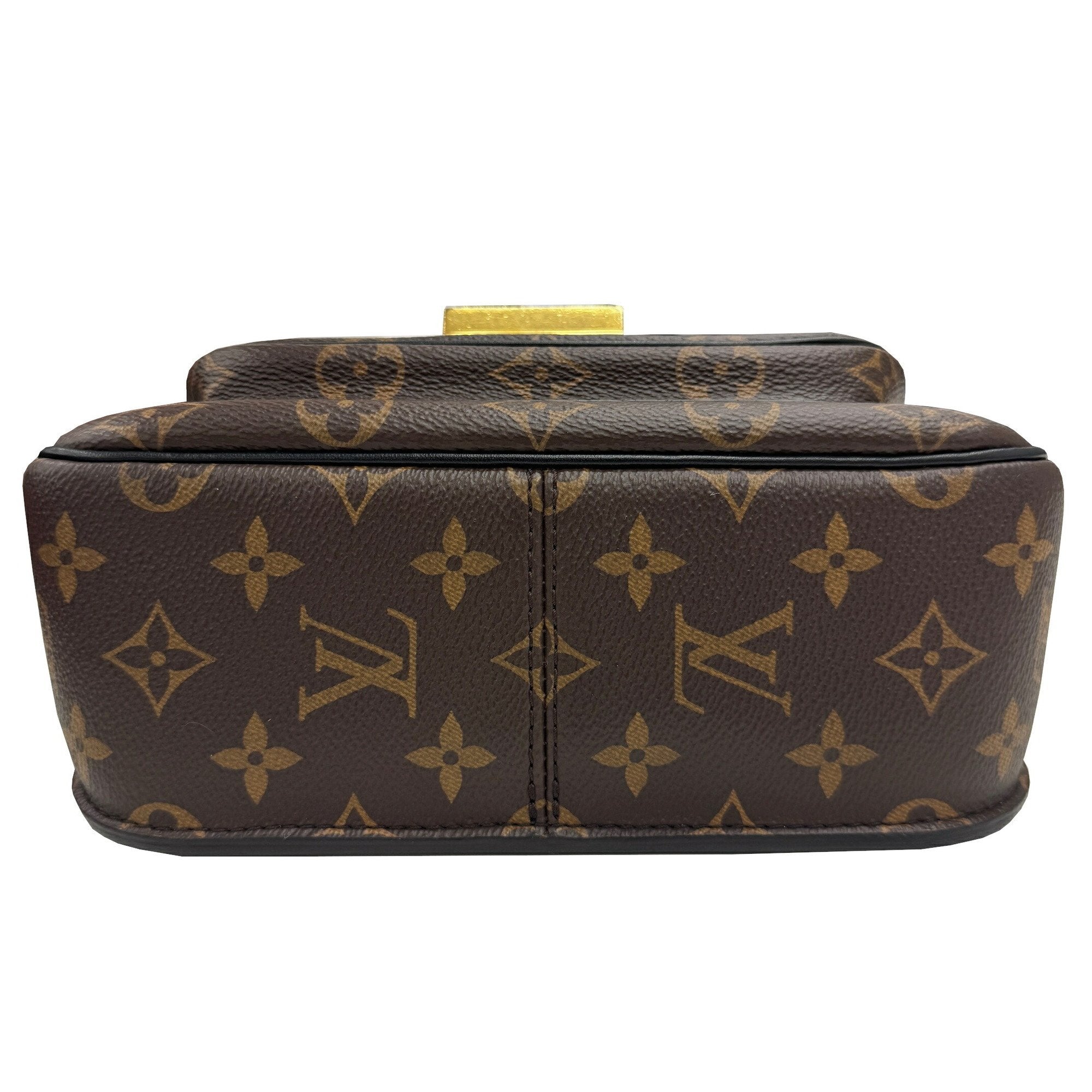 Louis Vuitton Monogram Black Brown Monogram Leather Shoulder Bag (Pre-Owned)