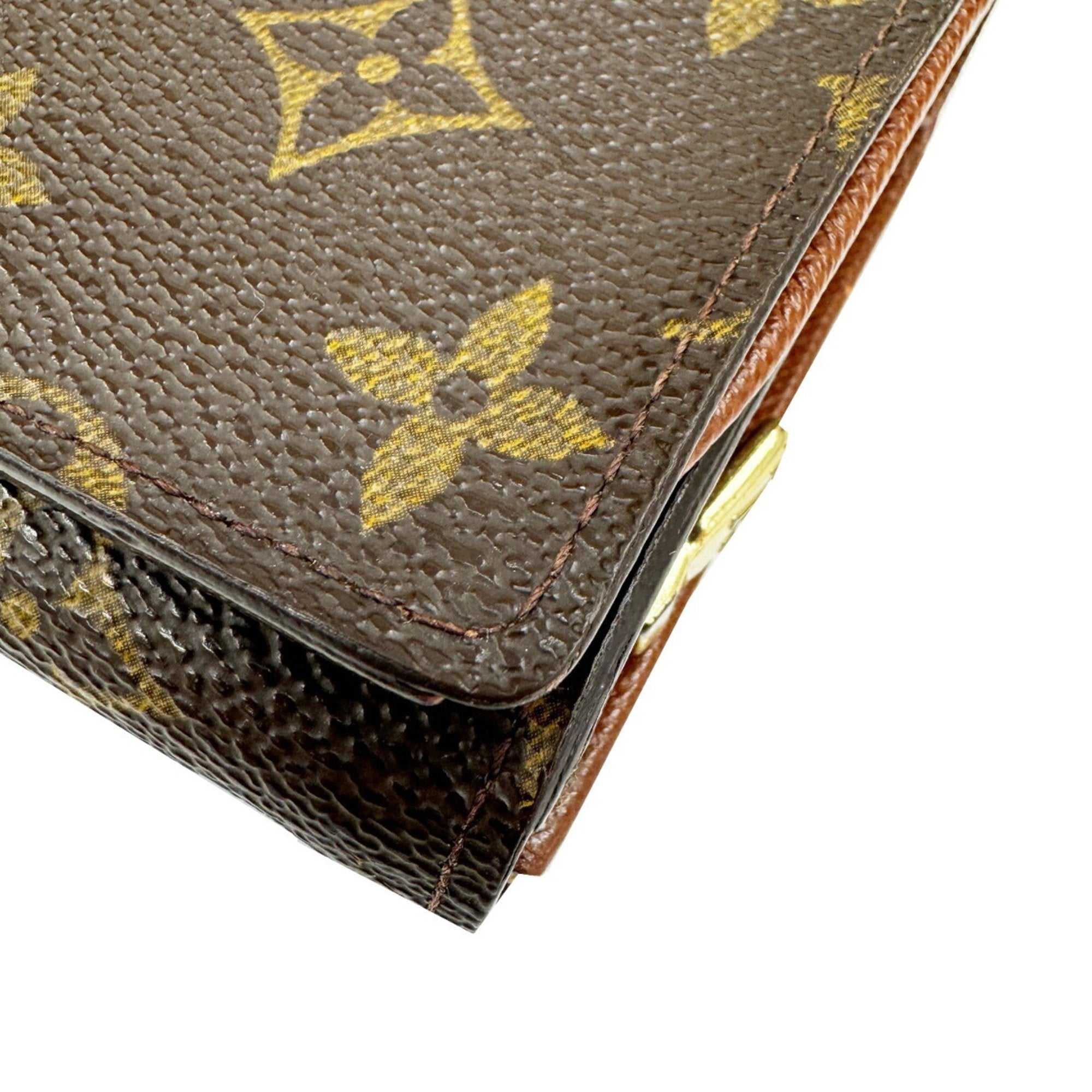 Louis Vuitton Brown Monogram Wallet (Bi-Fold) (Pre-Owned)