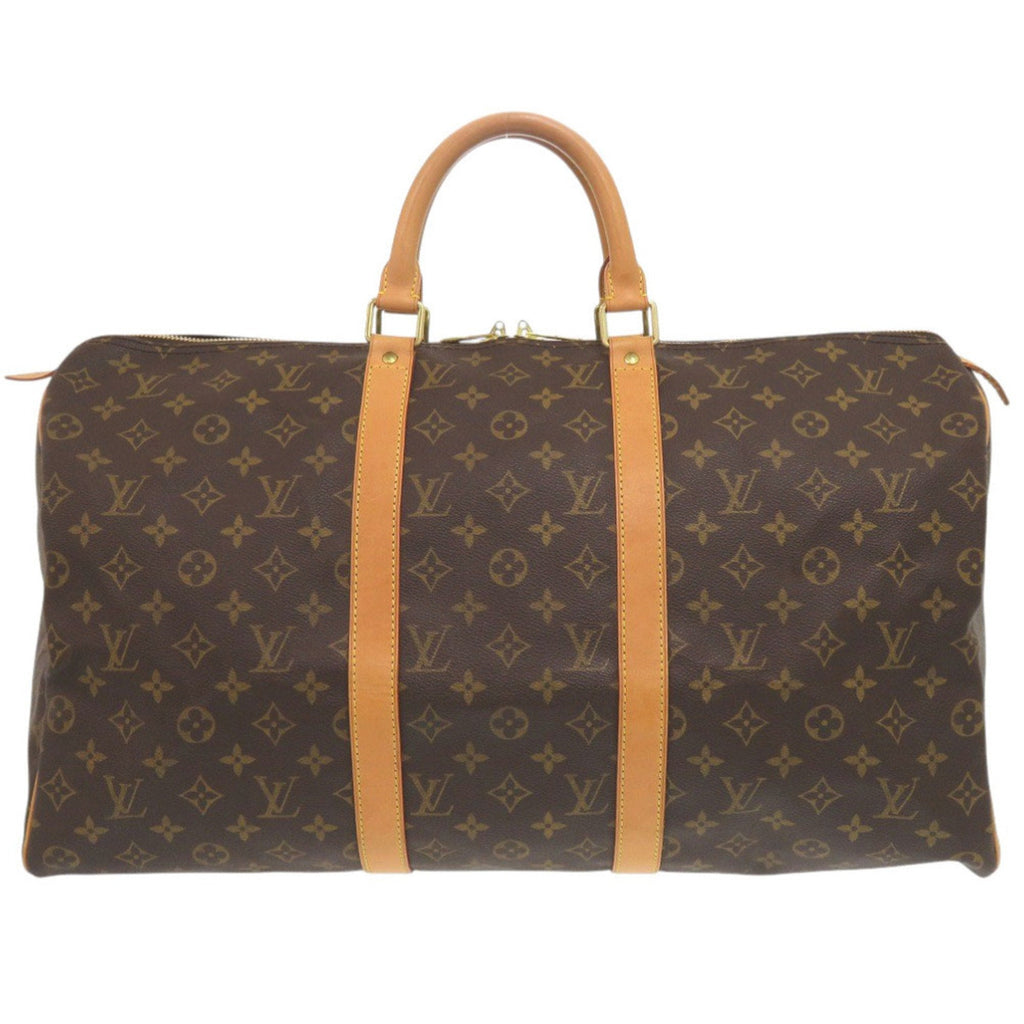 Louis Vuitton Brown Monogram Canvas Boston Bag (Pre-Owned)