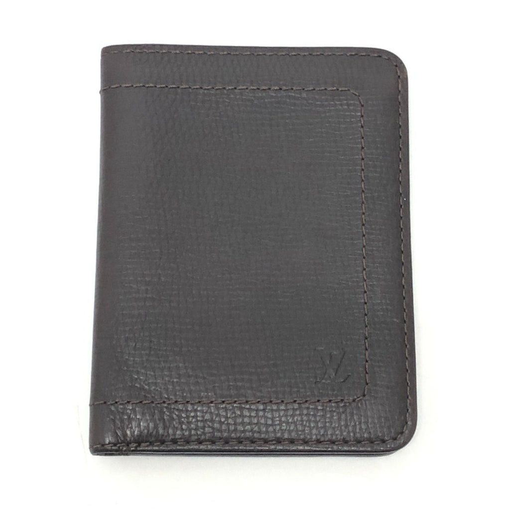 Louis Vuitton Coffee Utah Leather Coin Purse/Coin Case (Pre-Owned)