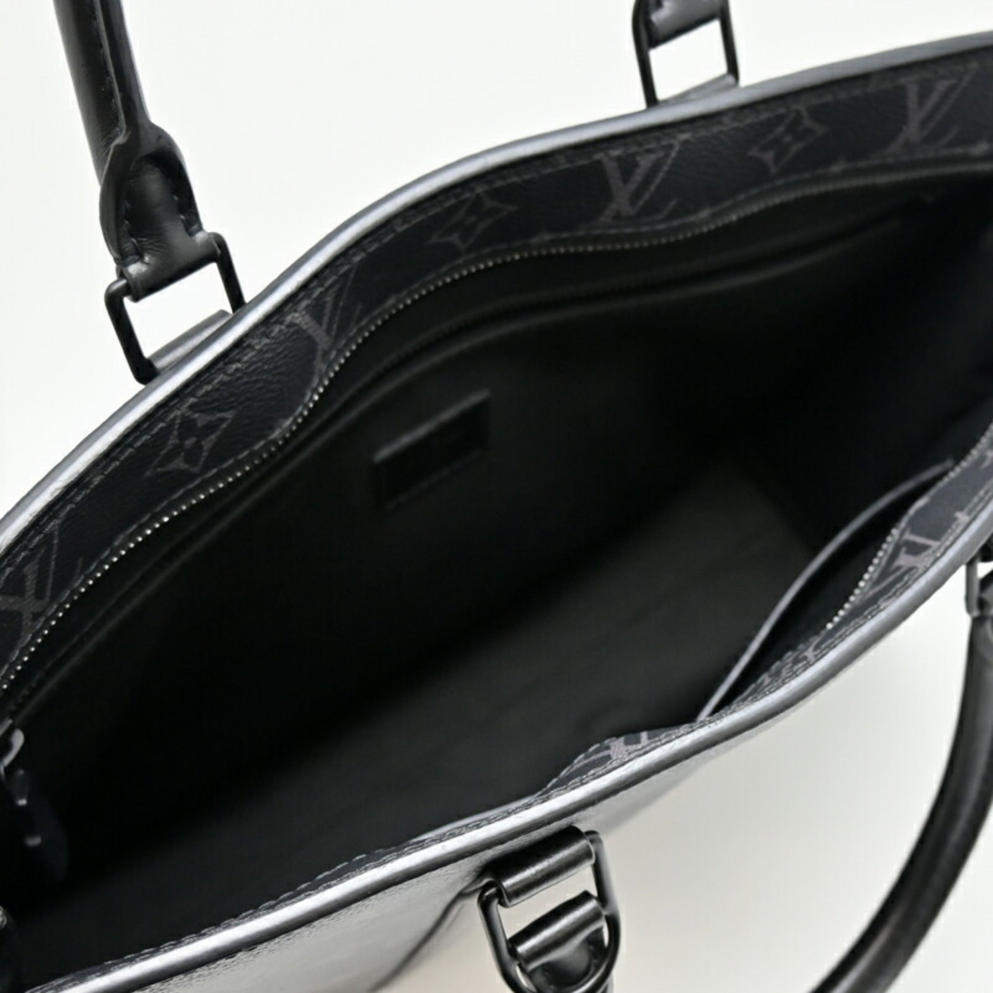 Louis Vuitton Monogram Eclipse Black Monogram Eclipse Monogram Eclipse Briefcase (Pre-Owned)