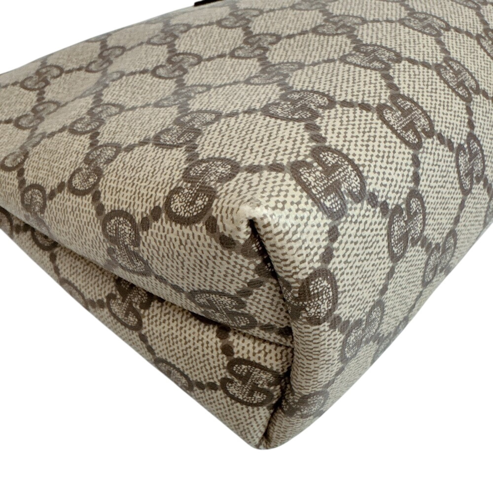 Interlocking G Patch Wristlet Messenger Bag GG Coated Canvas Small
