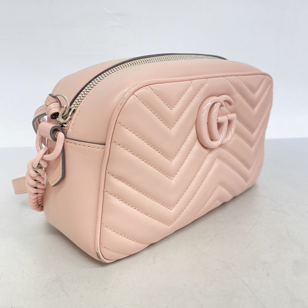 GG Marmont Shoulder Bag Matelasse Leather Small