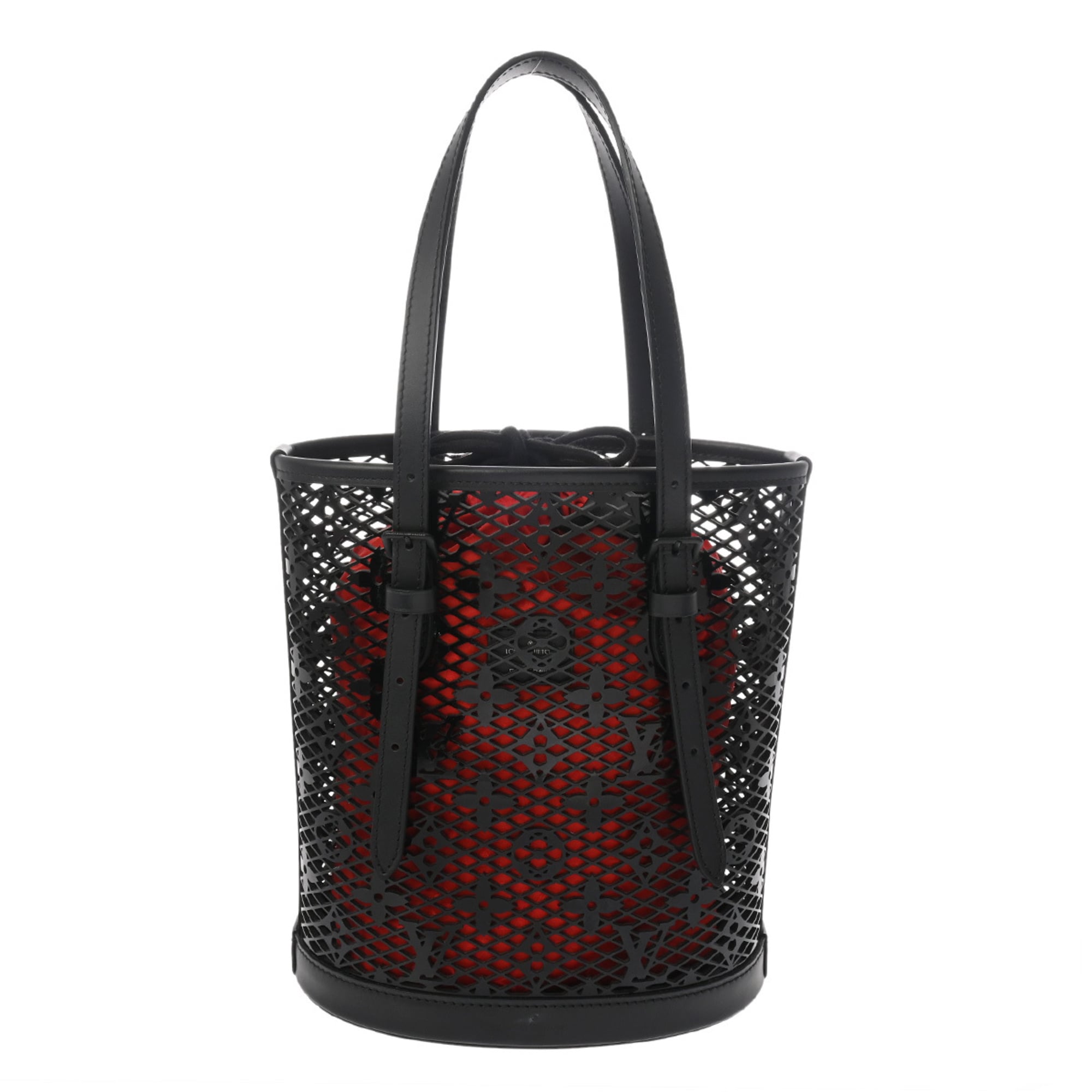 Louis Vuitton Noir Monogram Handbag Tote Bag (Pre-Owned)