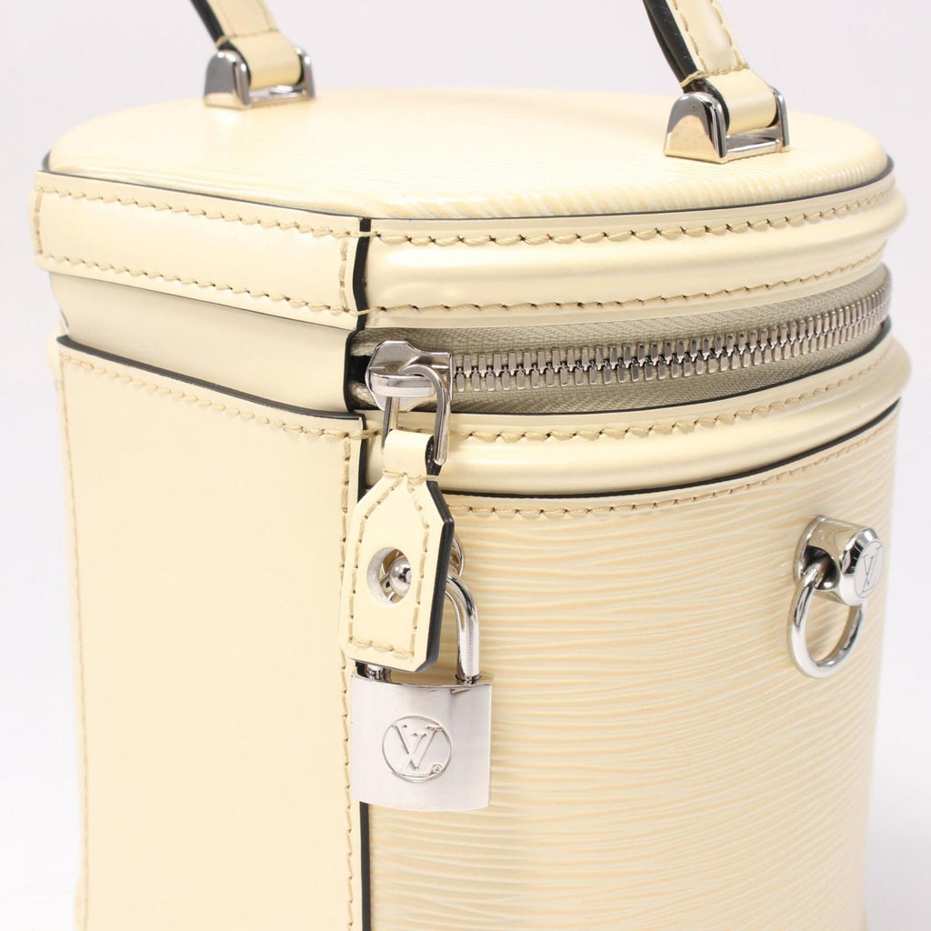 Louis Vuitton Yellow Epi Leather Handbag Vanity Bag (Pre-Owned)