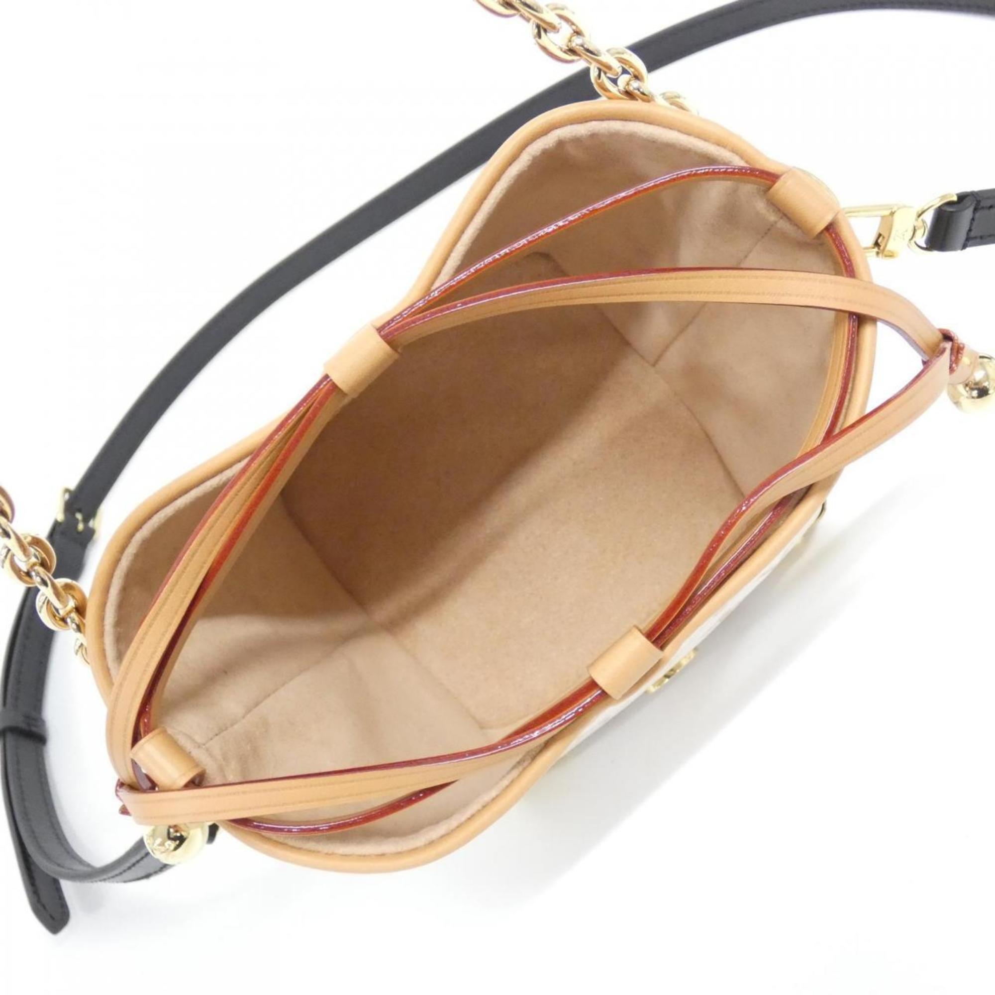 Louis Vuitton Beige Dune Coated Canvas Shoulder Bag (Pre-Owned)