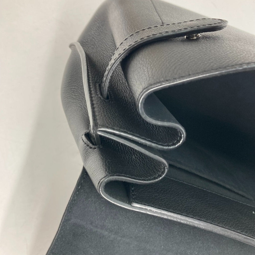 Louis Vuitton Black Noir Leather Handbag Tote Bag (Pre-Owned)