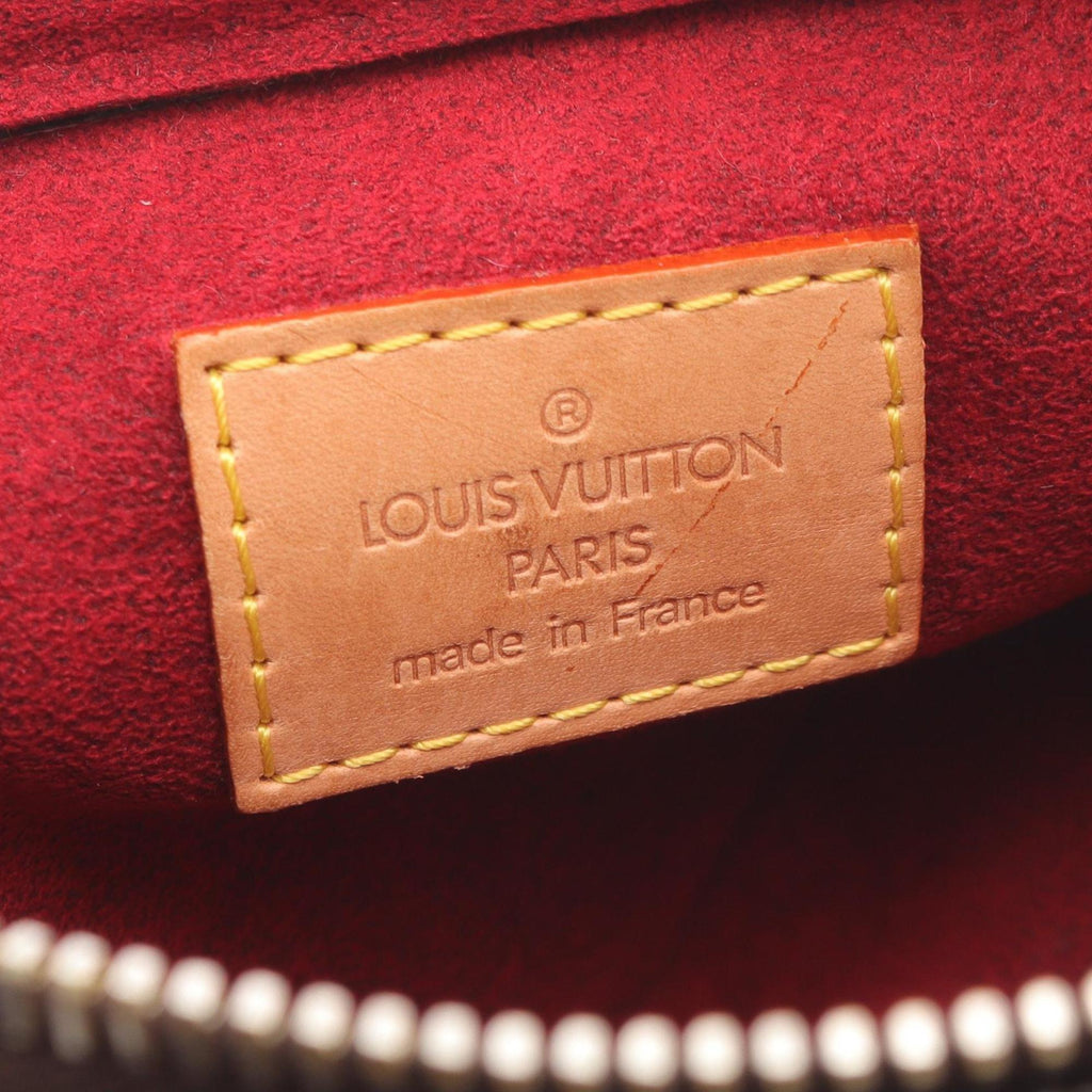 Louis Vuitton Brown Coated Canvas Leather Shoulder Bag (Pre-Owned)