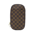 Louis Vuitton Ebene Coated Canvas Pochette Shoulder Bag (Pre-Owned)